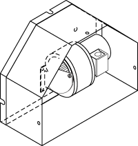 500 Kit, Draft Inducer, Recessed Cast Door, CL