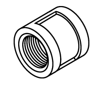 5367 Female Coupler, Brass, 3/4"FPT, LF