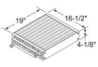 106 Heat Exchanger, 100K BTU, 17X19,3/4''FPT