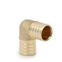 1334 Pex Elbow, 90°, Brass,1''
