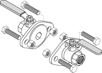 224 KIT,ISOLATION FLANGE,3/4",LD