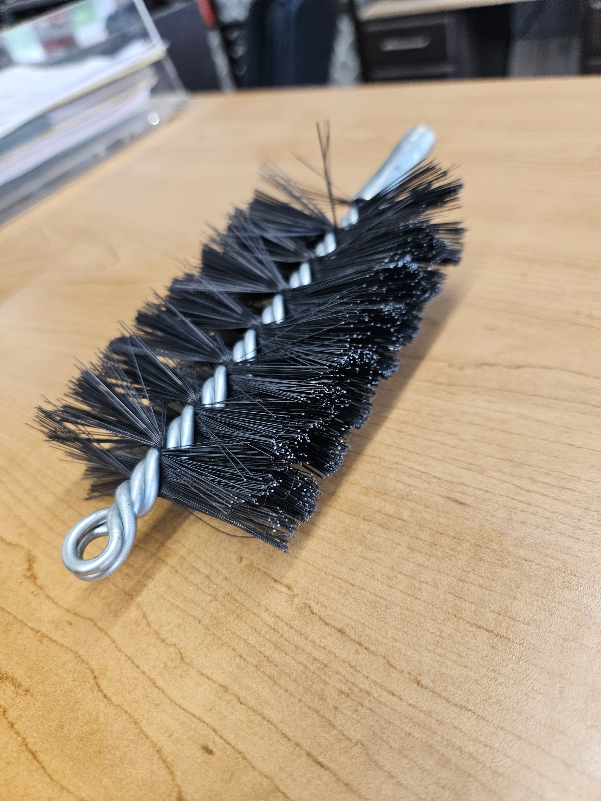398 Flue Brush, Flat Baffle, 3/4"WX3"L,1/4"NPT