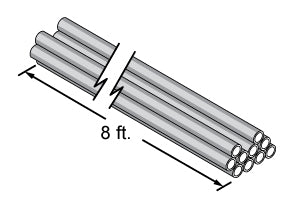 5700083 Central Pex 1" Tube X 8' Straight Sections